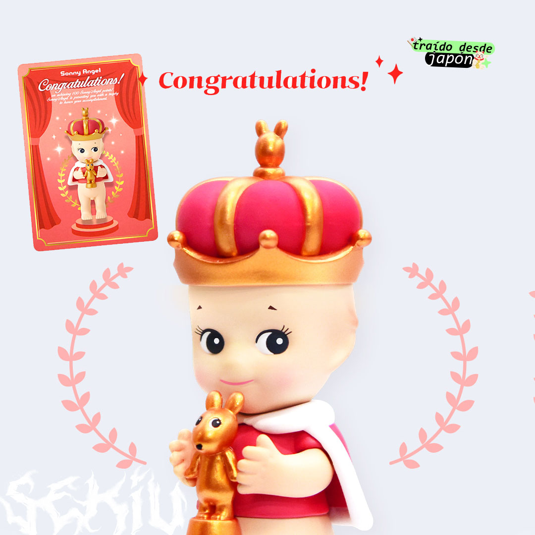 EXCLUSIVO Sonny Angel Special Figure Crown (Garnet)